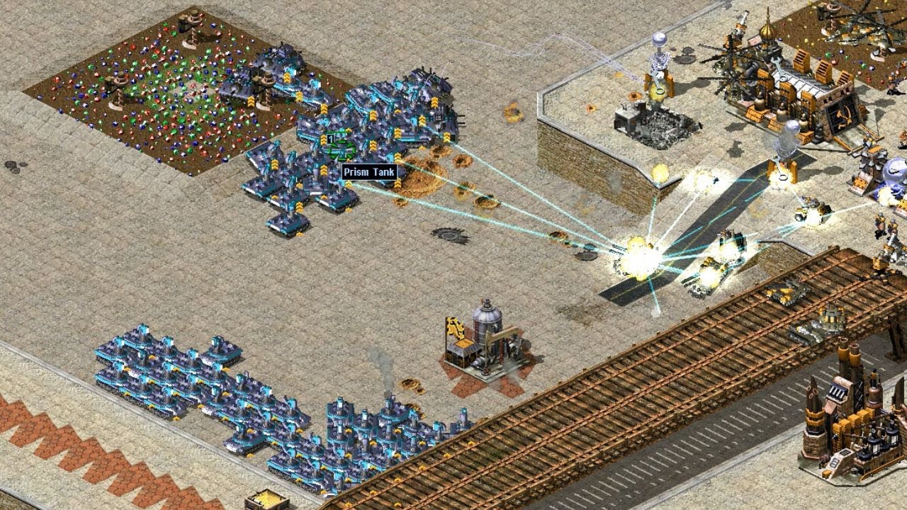 Red alert 2 | Extra Hard Ai | 7 Vs 1 | Secret Lab Map | France Vs 7 AE ...