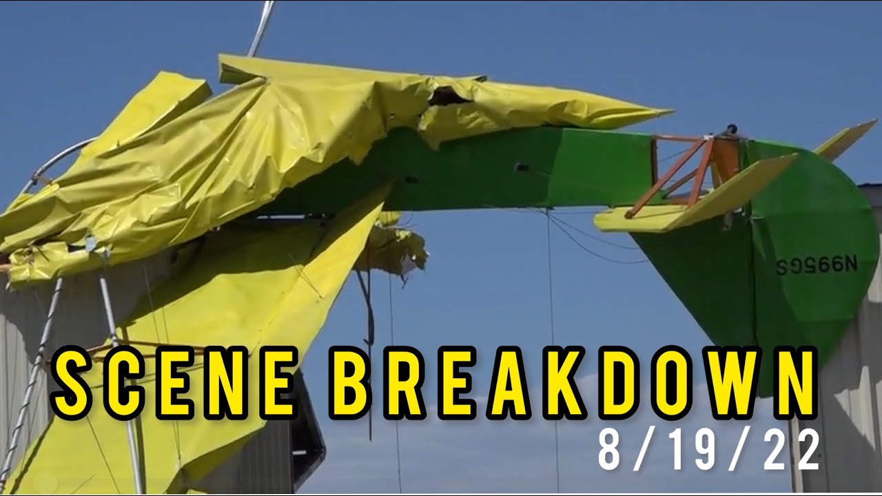 Ultralight Aircraft Hits Hangars in California