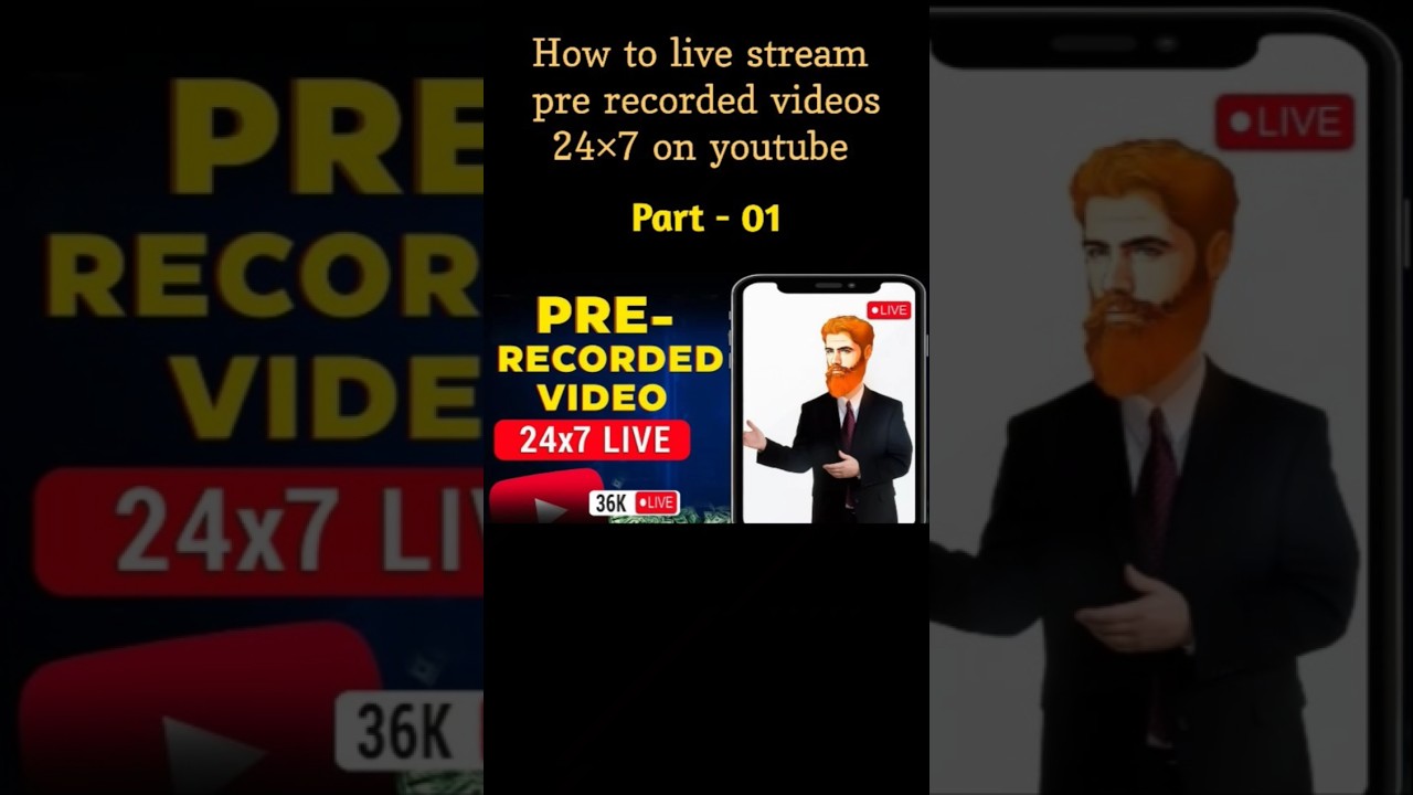 How to Live Stream Pre-Recorded Videos 24/7 on YouTube | Fast Monetization & Earning Secrets PART- 1