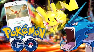 Pokémon GO - Gym Battle In TIMES SQUARE NYC | Pokemon Go In Real Life