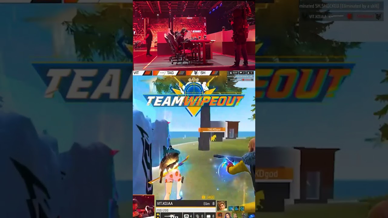 BTR BOOYAH REACTION #esportsworldcup #ewc2026 #FreeFire #FFESPORTSID
