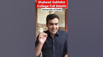 Shaheed Sukhdev College Review 🔥 No.1 BMS College ✅ Delhi University #shorts #du