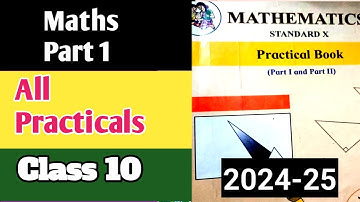Mathematics Practical Book Class 10 Solution/Maths Part 1/Class 10 maths practical