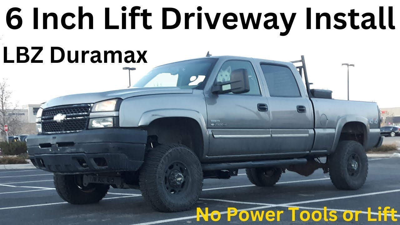 6 Inch Rough Country Duramax Lift Kit Solo Install YouTube