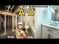 DIY Basement Bathroom Addition Timelapse ($7k in materials = $40k in Home Equity!)