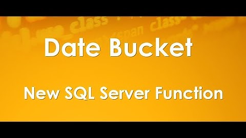 The DateBucket function released in the new SQL Server 2022.