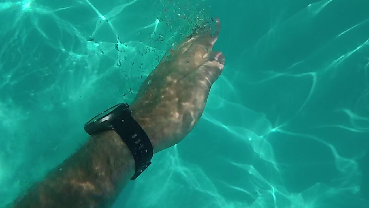 Eken V8s 4K WiFi Action Sports Camera on M2068G Full Face Snorkel Mask Underwater Pool Video Sample6