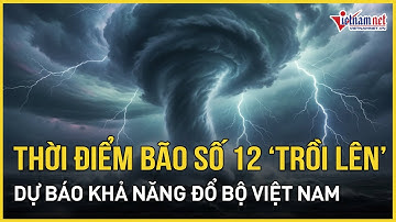 Nguy hiểm tột độ: Dự báo thời điểm bão số 12 quật tung Biển Đông và khả năng đổ bộ Việt Nam