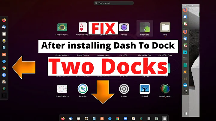 Fix Duplicate Docks After Enabling Dash To Dock On Ubuntu | Two Docks On Ubuntu | Dash To Dock