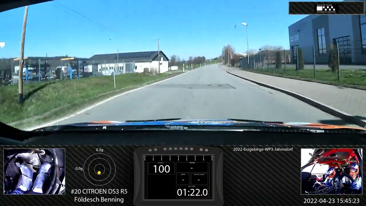 RN #1 Onboard video 2022-Erzgebirge-WP3-Jahnsdorf, CITROEN DS3 R5, 