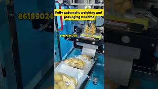 Fully automatic weighing quantitative packaging machine #fillingmachine