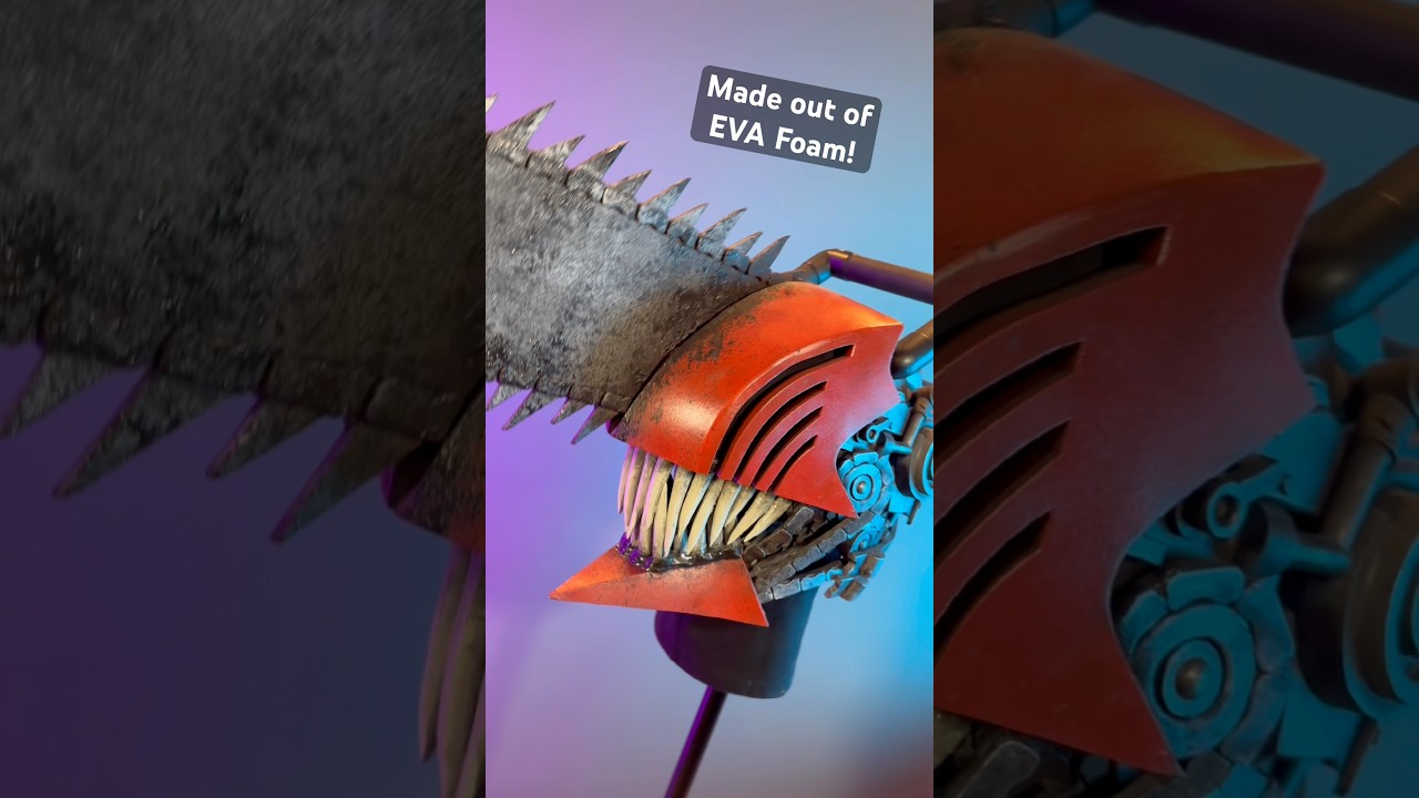 ChainsawMan Cosplay - Free Templates & Tutorial #chainsawman #chainsawmancosplay #cosplay