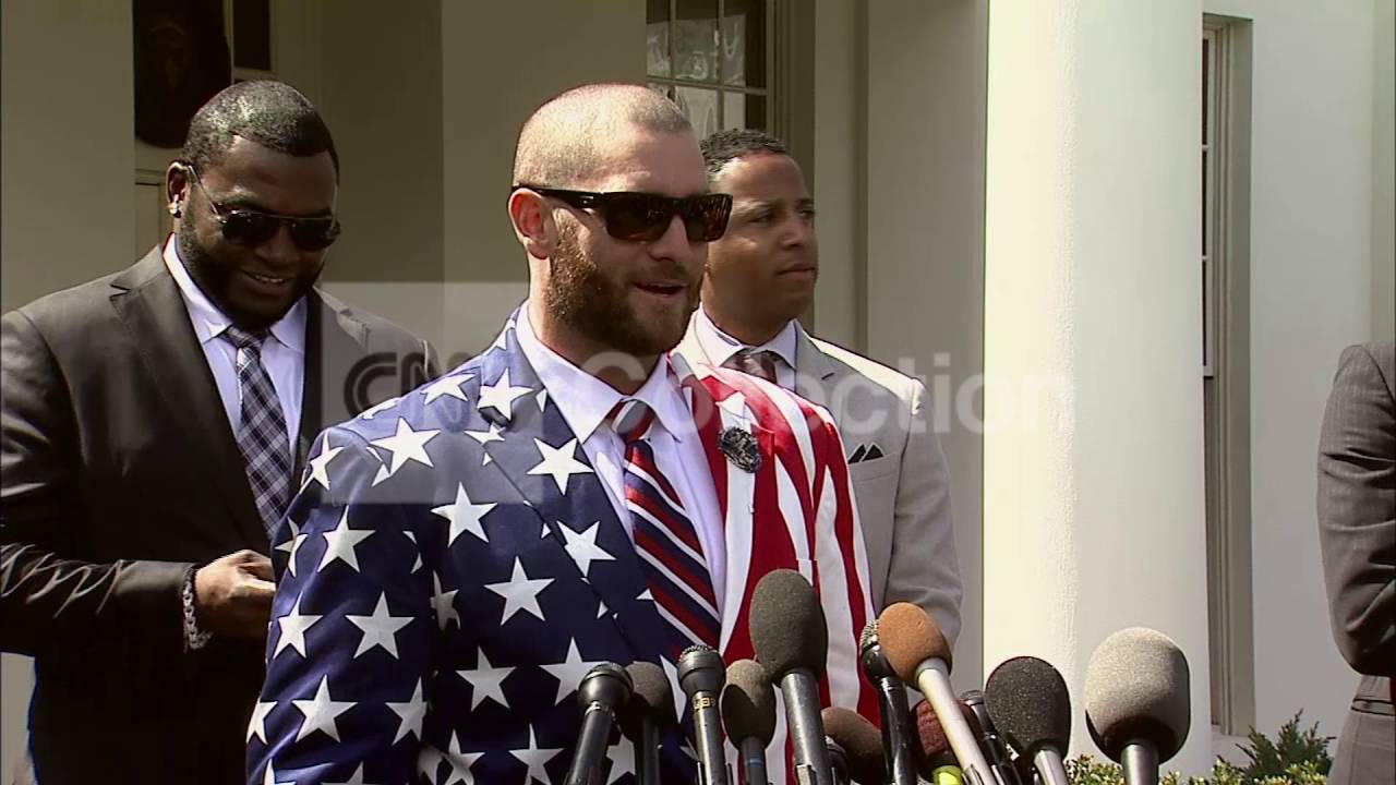 DC:RED SOX STAKEOUT- FLAG SUIT - OBAMA 'APPROVED'