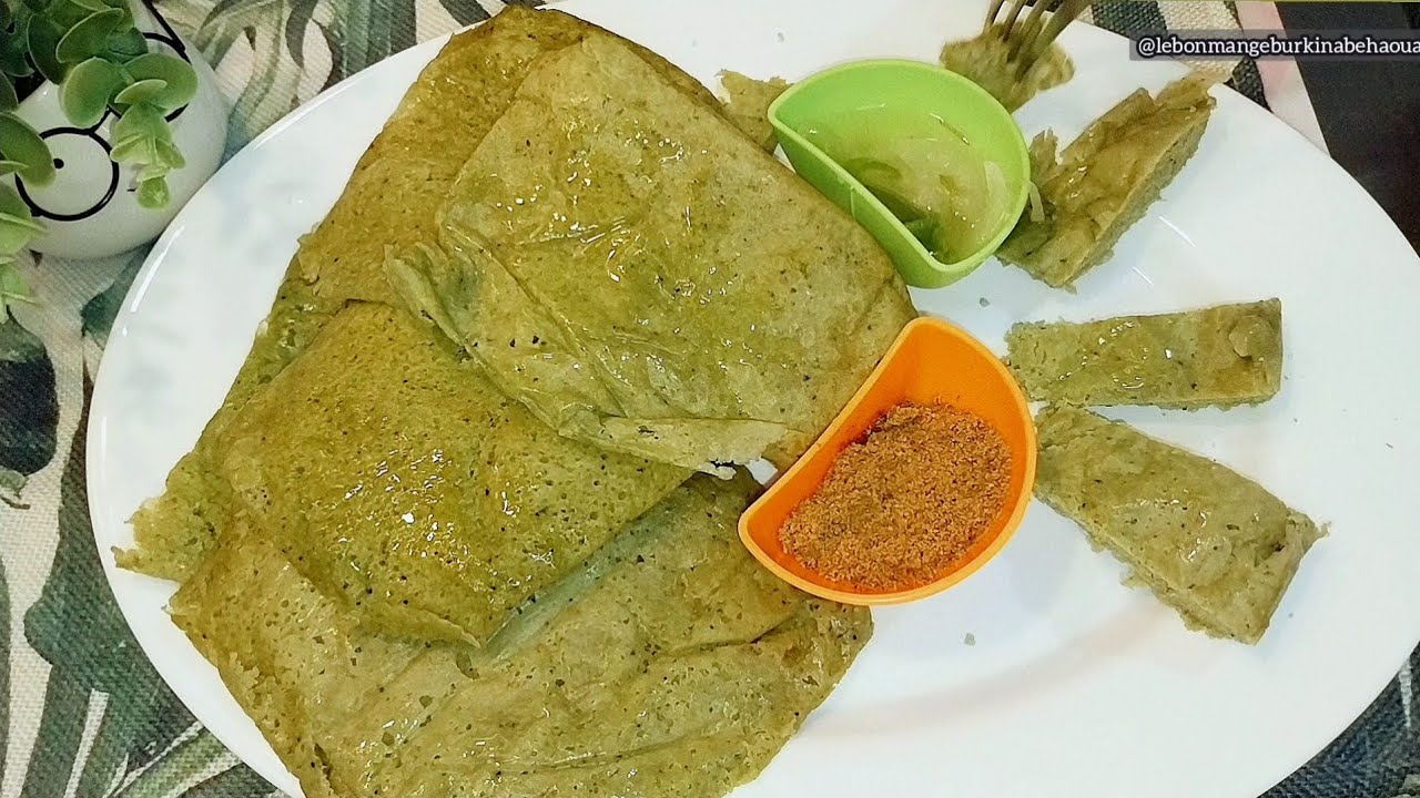 GONRÉ pate d'haricot cuite avec la farine d'haricot recette rapide