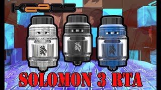 Solomon 3 RTA de Kaees / Vape love
