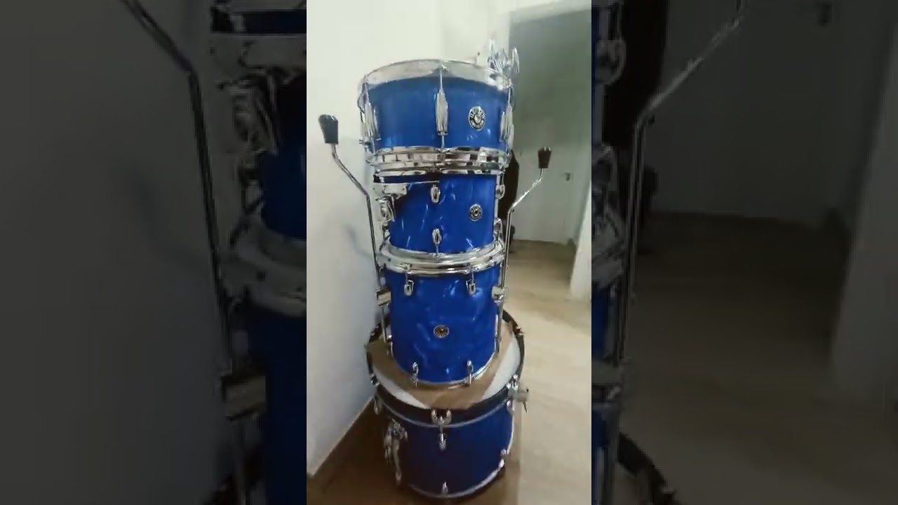 New drums!!! gretsch blue satin flame límites edition!!!