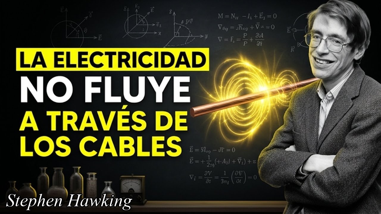 La electricidad NO fluye a través de los cables | Stephen Hawking