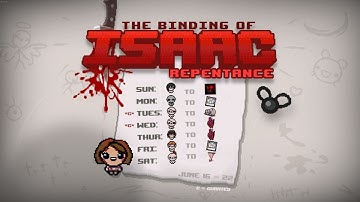 Binding of Isaac Daily Run Schedule: June 16 - 22