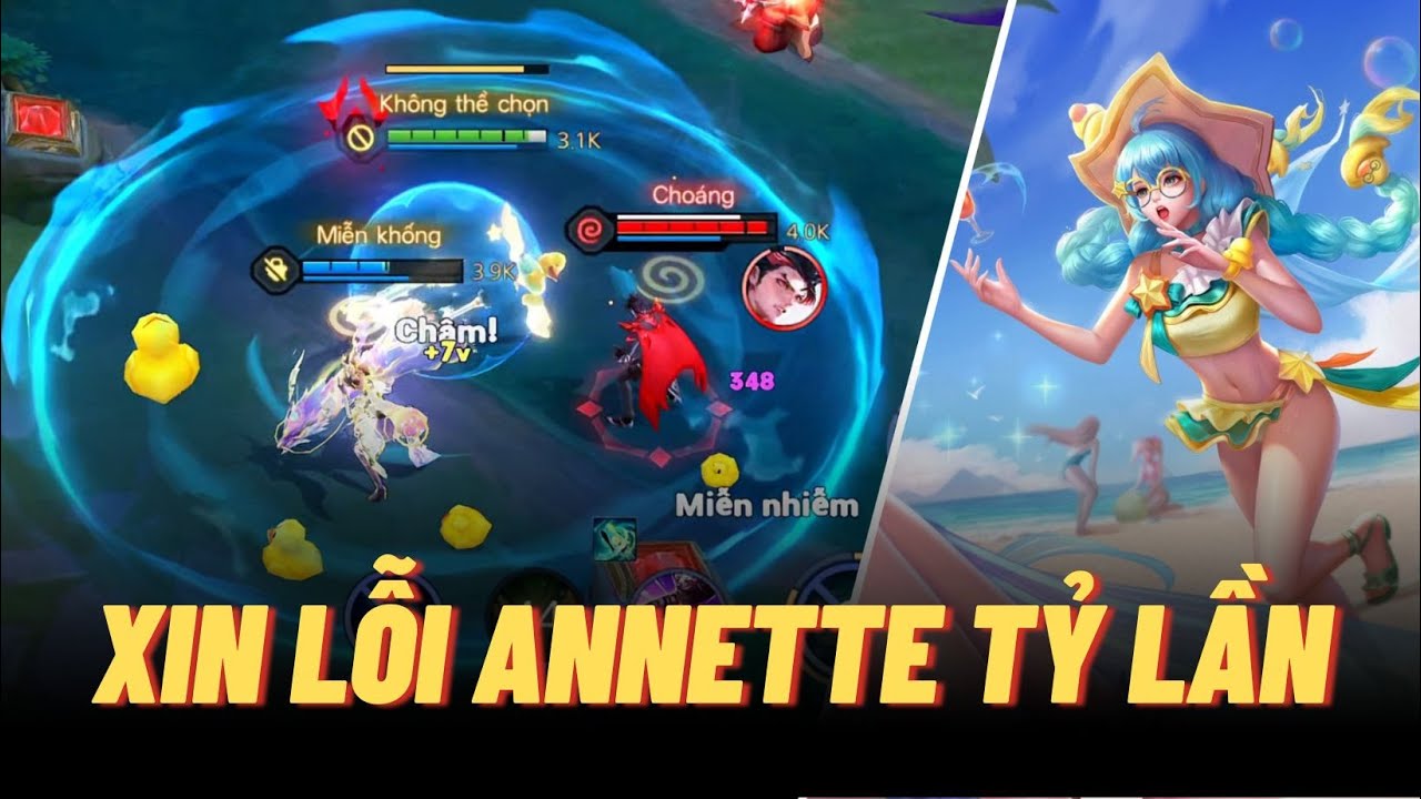 Xin lỗi Annette tỷ lần - sức mạnh của Top 1 TLT trợ thủ là không thể khinh thường | Liên quân mobile