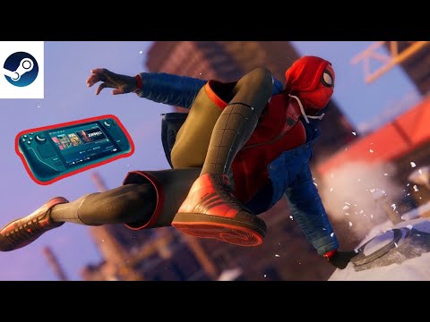 Spiderman Miles Morales - Steam Deck Gameplay