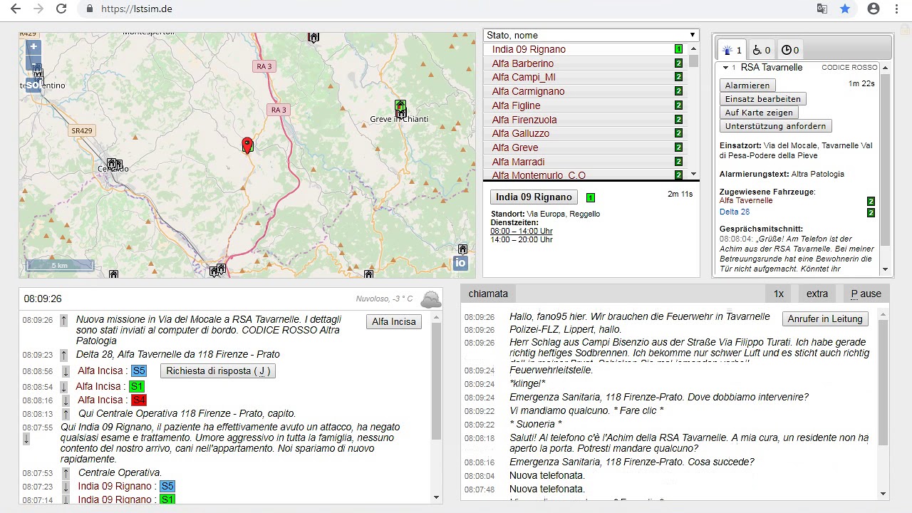 centrale operativa 118 simuletor # 1 ita