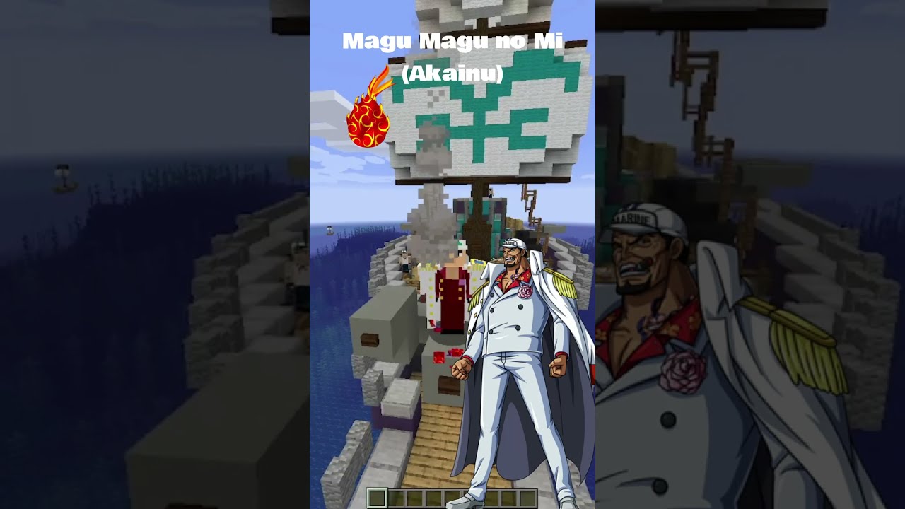 Magu Magu no Mi (Akainu) #fyp #foryoupage #onepiece #minecraft