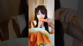 Wait For End Carrot Eating Girl