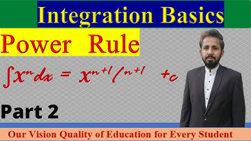 Integration Basics || Power Rule (Case-2) || Engr Imran