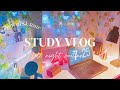 Late Night Study Vlog | New Desk Tour | Productive Night Routine, Watching Anime