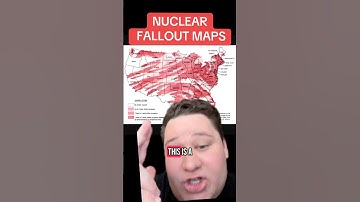 AMERICAN NUCLEAR FALLOUT MAP #history #usa #america #map #maps #fallout #coldwar #fema #historyfacts