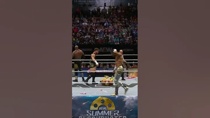 The Hurt Syndicate’s MJF walked all over CMLL’s Mascara Dorada during AEW Summer Blockbuster!