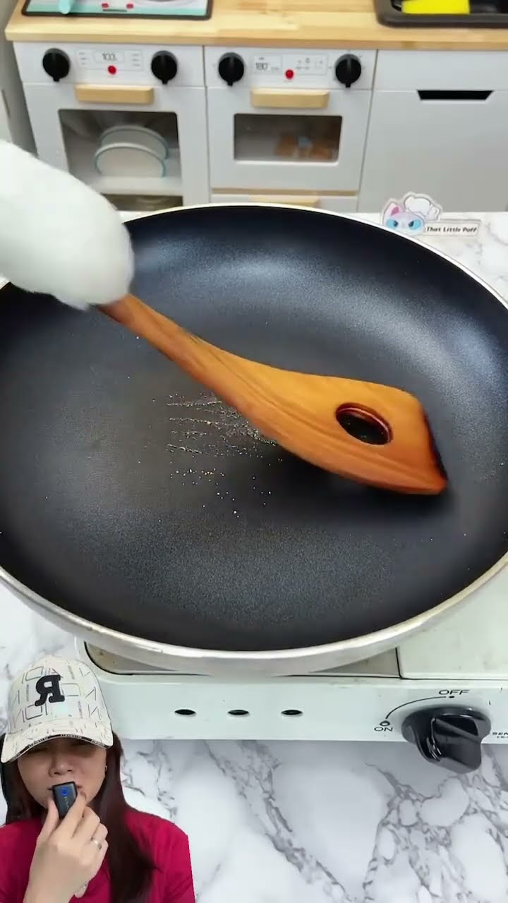 BUAT POPCORN ALA KOKI MEOW MASAK DI PANCI ⁉️#shorts #funny #dubbing