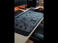 Black &amp; White Topographic XXXXL Mouse Pad | Ultimate Desk Setup Upgrade