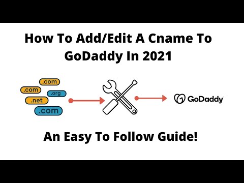 How To Add/Edit A Cname To Godaddy In 2021 (For Beginners)!