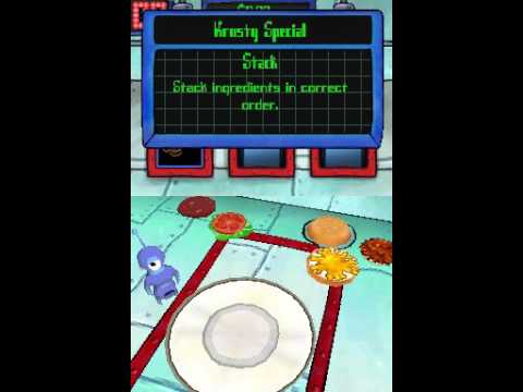 SpongeBob vs. The Big One: Beach Party Cook-Off (NDS) - Part 1