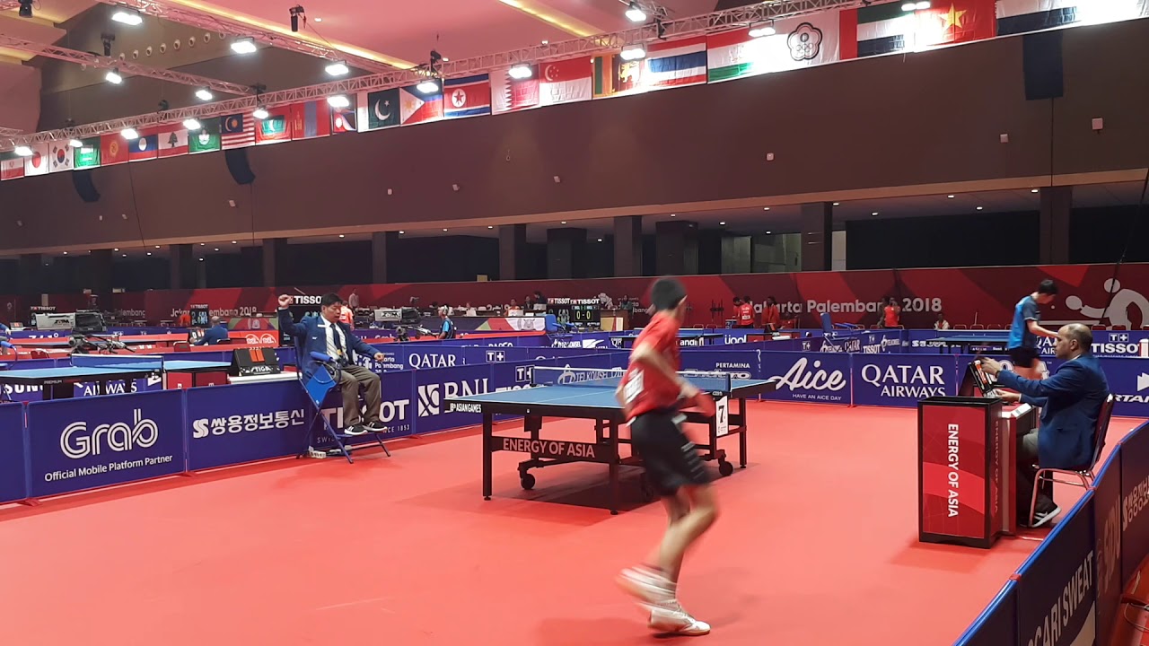 Yemen VS Korea table tennis Asian Games 2018 - YouTube
