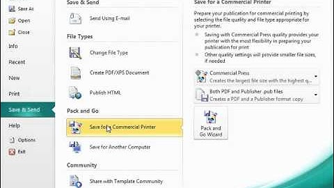 Publisher 2010 Tutorial Commercial Printing Microsoft Training Lesson 11.2