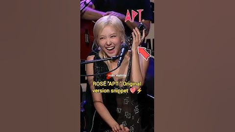 Rosé released first APT Demo lyrics 🤯 #blackpink #rosé #song #kpop #music #shorts #fyp #viral #trend