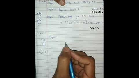 FIRST / SLOW  Pattern Matching Algorithm in Data Structure.