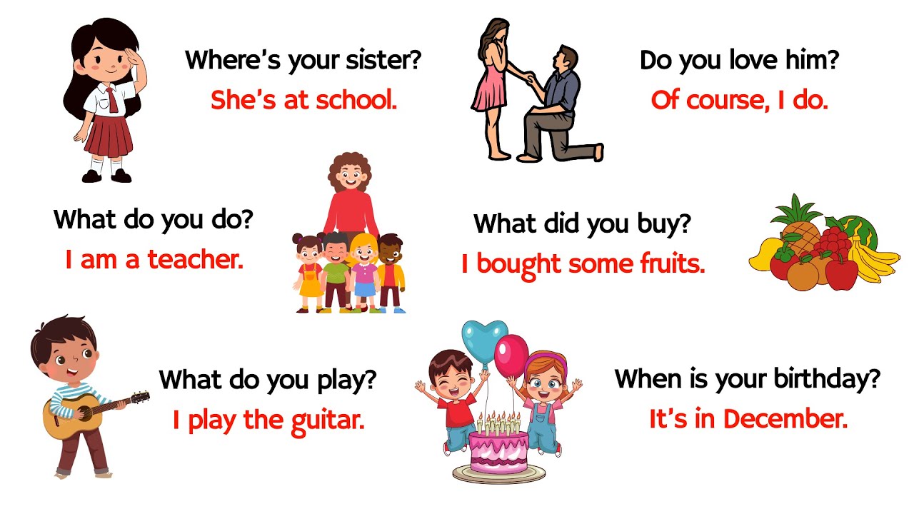 100 Common Daily Use English Sentences Fun Learning Question Answers 100-common-daily-use-english-sentences-fun-learning-question-answers