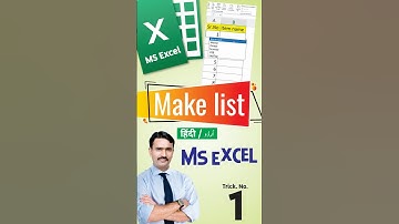 Excel tutorial for dropdown list #excel #exceltips  #exceltutorial #shorts #HowTo