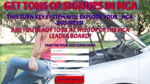 The Conversion Pros - How To Get Tons of MCA Signups