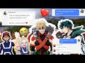 BNHA Texts || Class 1A Grew Up?! || “Castle On The Hill” Lyric Prank