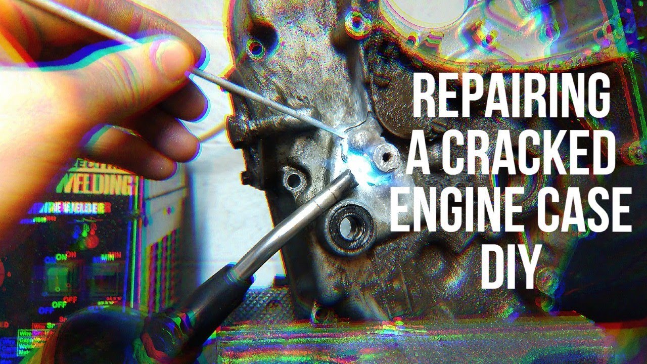 Fixing A Cracked Motorcycle Engine Case / Ts185