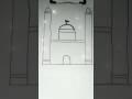 easy masjid drawing 🕌🤲💫 Eid Special #drawing #shorts