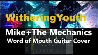 Mike + The Mechanics   Word of Mouth Guitar Cover with self made Backing Track