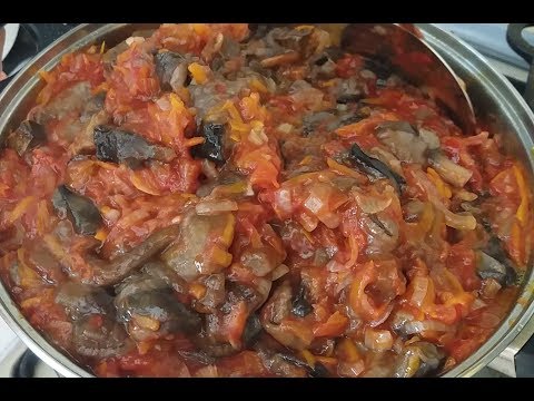 Консервация грибов в томате с луком и морковкой.Очень вкусно!!!