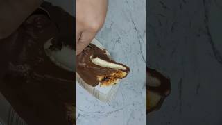 الكيك التريند بطريقه سهله وبسيطه تشيز كيك سان سباستيان للمبتدئين #chocolate #shorts #testyfood #1