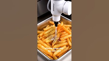 Robot Arms Cook French Fries 🍟 | ASMR in 4K #asmr #ai #cooking #robot