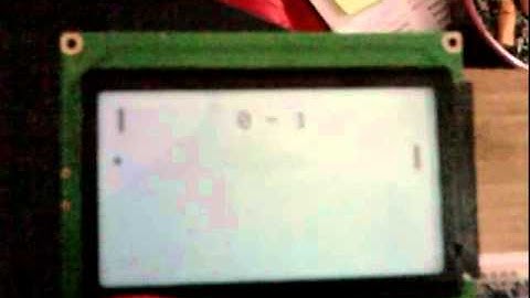 Arduino Pong Game on GLCD KS0108